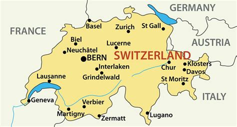 switzerland cities list|Places .